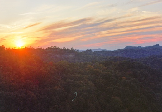 Sunset from Wizard's Backbone